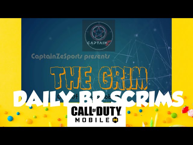 CaptainZeSports Presents The Grim!Callofduty Mobile!