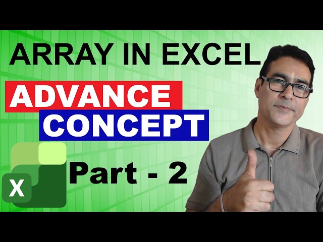 #️⃣ Power of Array in Excel Advanced concept - Dynamic Arrays in Excel - This Changes Everything!