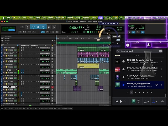 Making beats in Pro Tools with the Splice Plugin