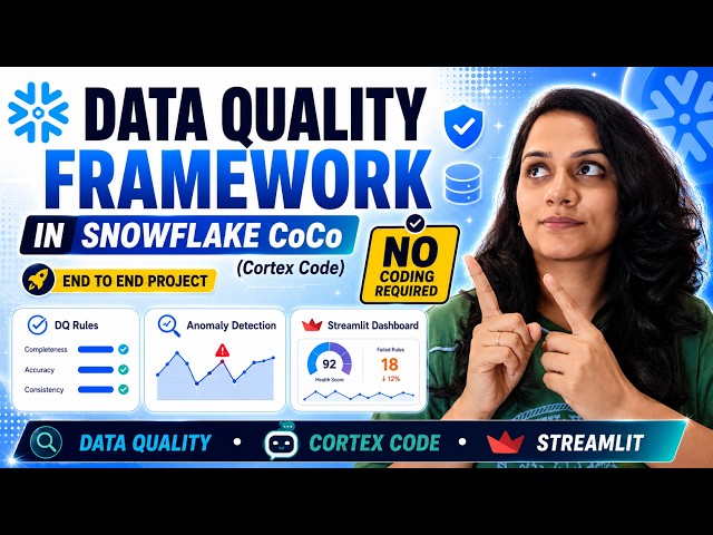 Data Quality Framework in Snowflake |Zero Code Writeup| Cortex Code | End-to-End AI Project