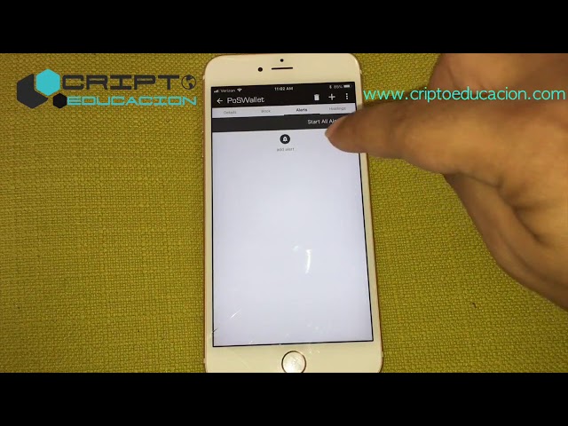 CriptoEducacion - Tutorial del App Blockfolio en Español