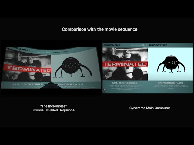 Syndrome Main Computer v2.0 (from "The Incredibles")