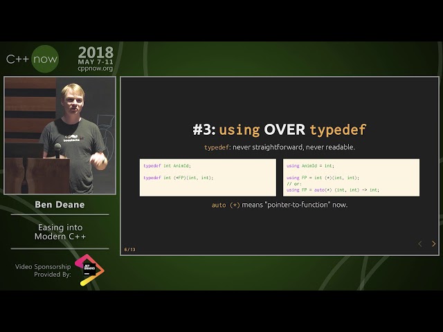 C++Now 2018: Ben Deane “Easing into Modern C++”