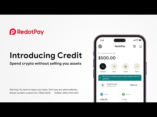 RedotPay How-To: Use the All-New Credit Account Feature