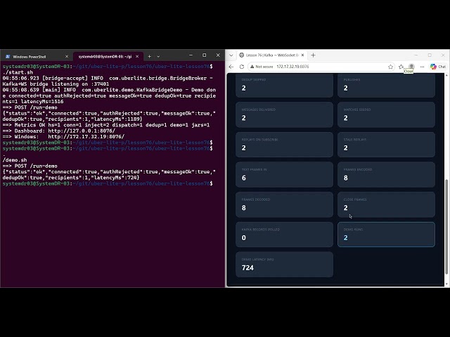 Lesson 76: Connecting Kafka to WebSockets