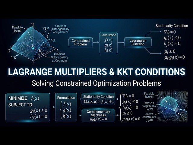 Lagrange Multipliers & KKT Conditions: Solving Constrained Optimization Problems