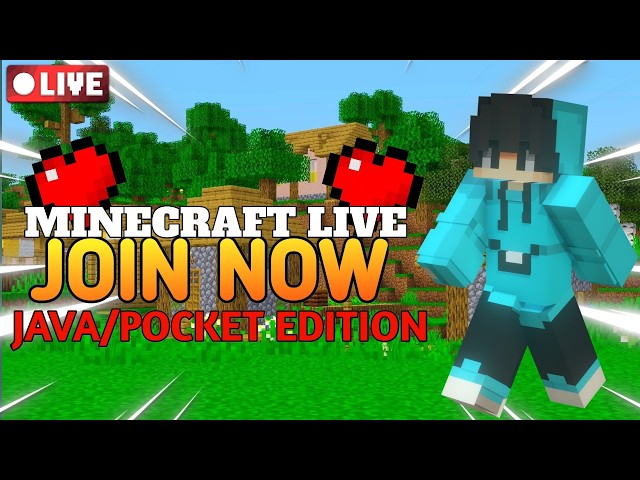 Minecaft Public Smp live 🔴24/7 free to join java+pe