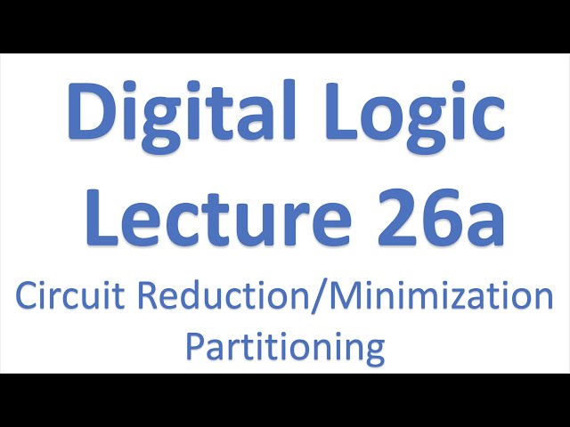 26a   Digital Logic   State reduction (22)
