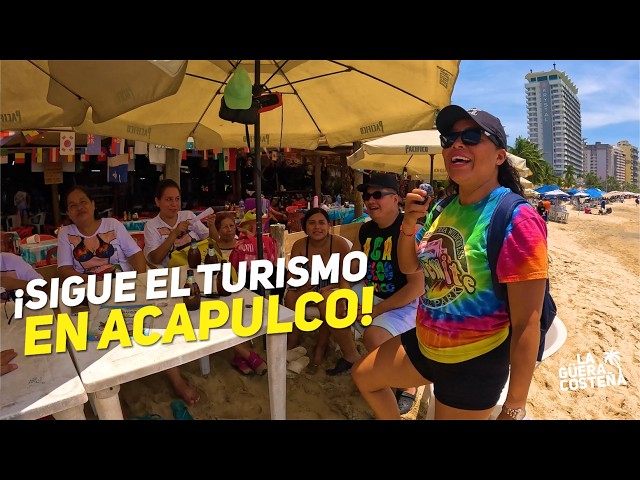 ASÍ EL TURISMO EN LAS PLAYAS, CONTINÚAN LAS VACACIONES DE VERANO EN ACAPULCO 2026