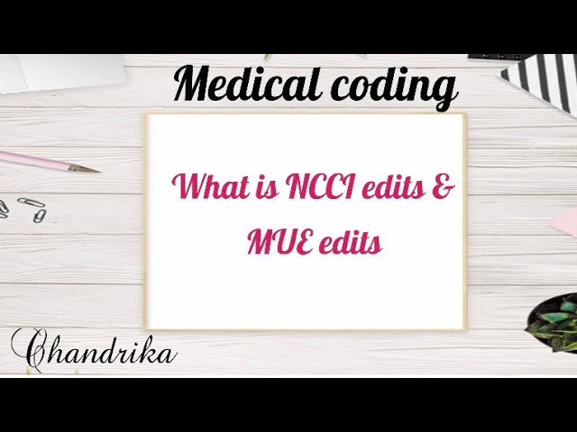 What is NCCI edits in Medical Coding I MUE Edits I CMS