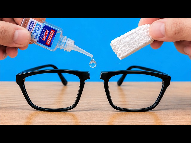 Fix Broken Eyeglasses Into Like New in Minutes! A 65 Year Old Welder's Clever Plastic Welding