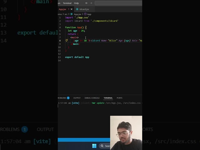 Day 52/200: Conditional Rendering in React | Show & Hide UI Smartly | Web Dev Challenge