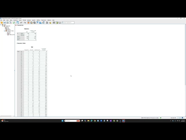 SPSS Frequencies Tutorial - Continuous Variables