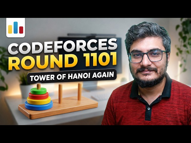 Tower of hanoi again | Codeforces Round 1101 | Video Editorial