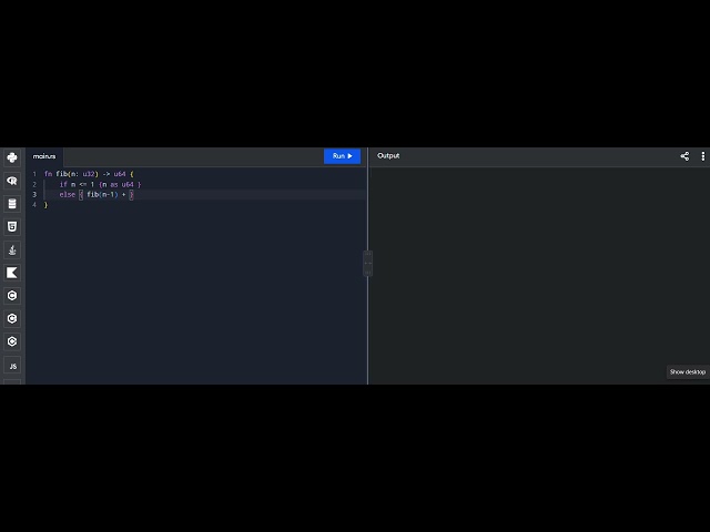 Fibonacci in Rust in just 5 lines!
