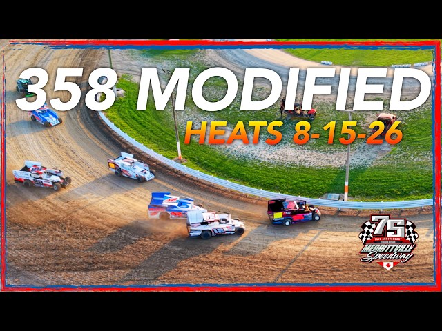8/15/26 358 MODIFIED HEAT RACES at Merrittville Speedway