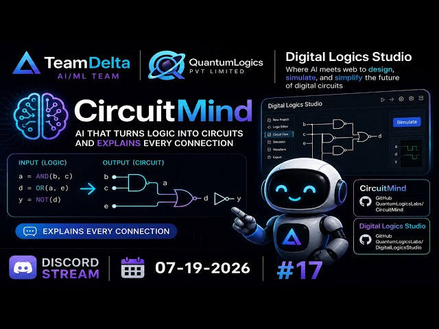 TeamDelta - Digital Logics Studio Discord Stream #17 (19-07-2026)