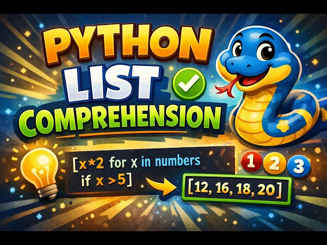 Master Python list Comprehension in Minutes | Beginner to Pro Guide