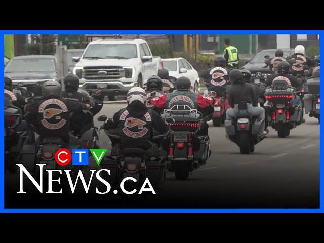 Hundreds of Hells Angels gather in B.C.