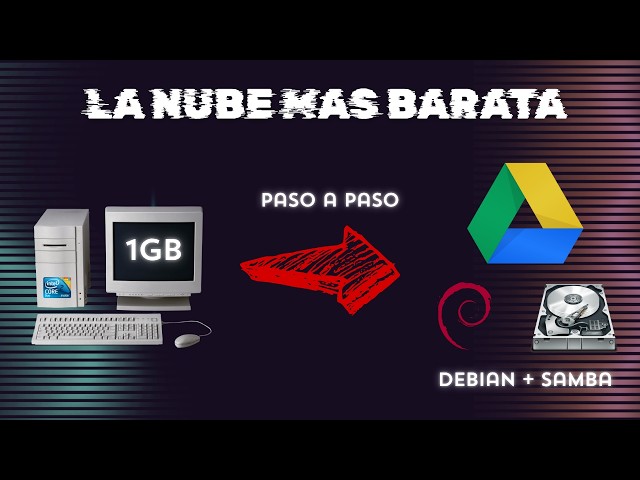 ¿1GB DE RAM 2026? Crea tu nube privada paso a paso | Debian + Samba
