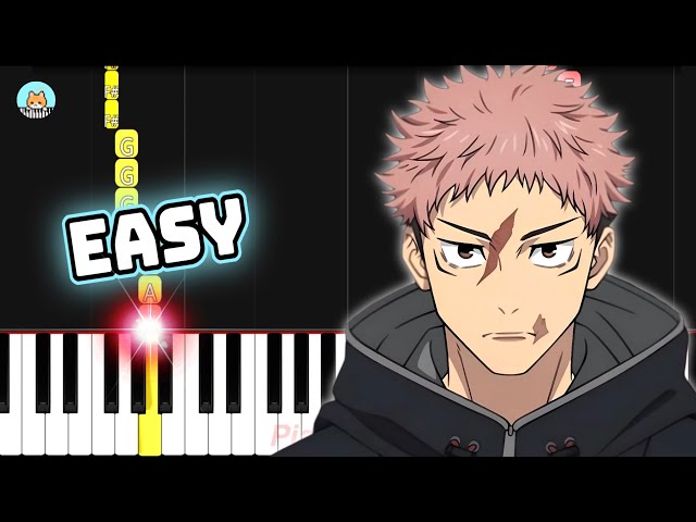 [full] Jujutsu Kaisen Season 3 OP - "AIZO" - EASY Piano Tutorial & Sheet Music