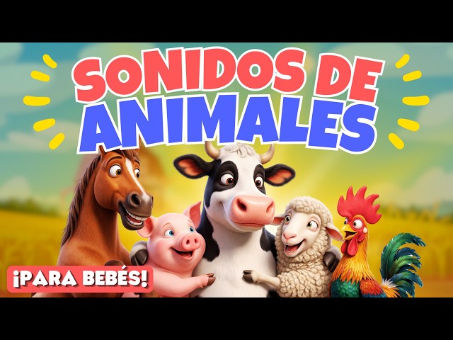 Sonidos de Animales de la Granja Reales para Niños | Aprende los Animales y sus Sonidos 🐮🐥