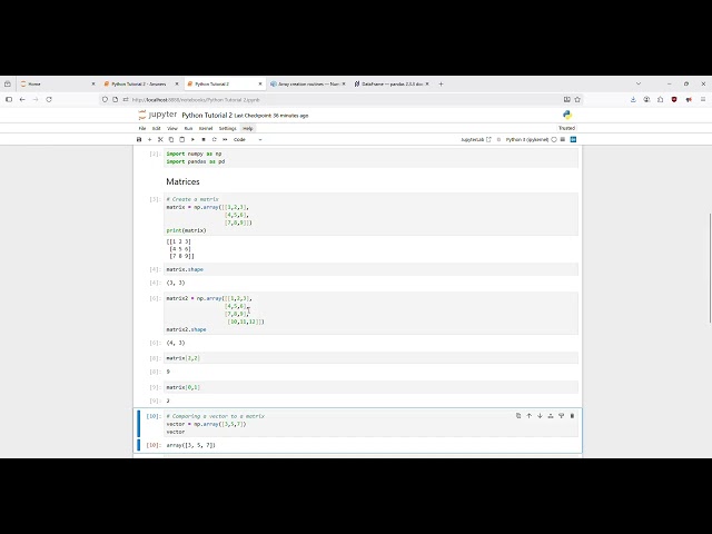 Python for Data Analysis Tutorial 2