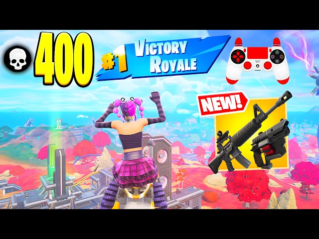 400 Elimination "Zero Build" Gameplay Wins (Fortnite Chapter 7 Season 4 New Season!)