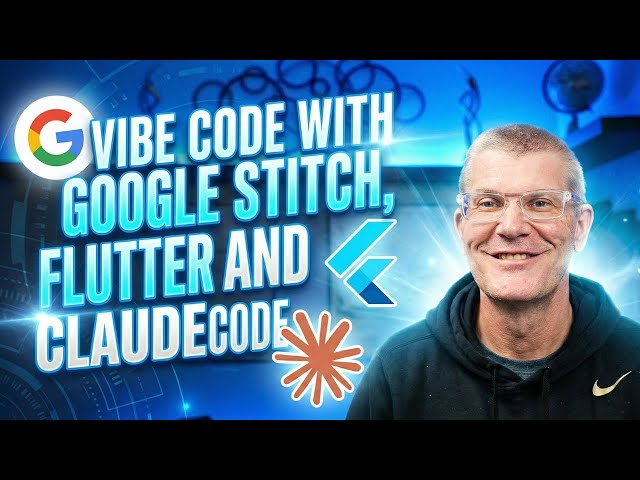 Vibe Code an App with Google Stitch (Free Figma Replacement), Flutter and Claude Code Full Tutorial