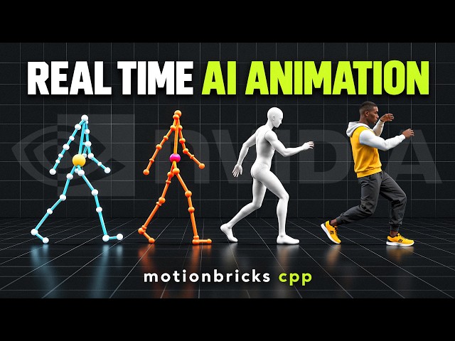 NVIDIA MotionBricks Now Runs Free on Any PC (CPU & GPU)