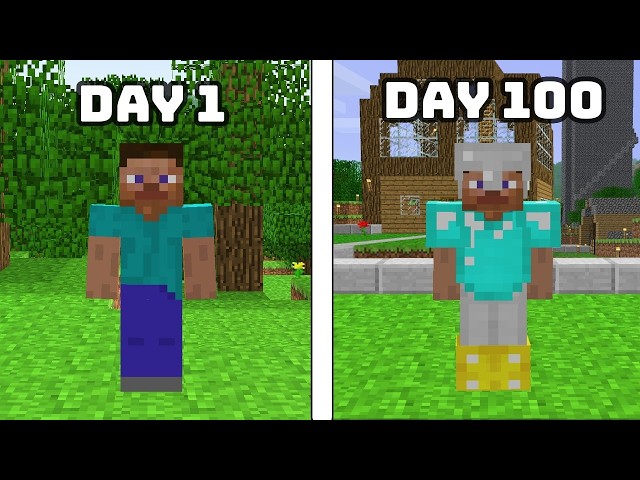 100 Days Of Pure Alpha Minecraft