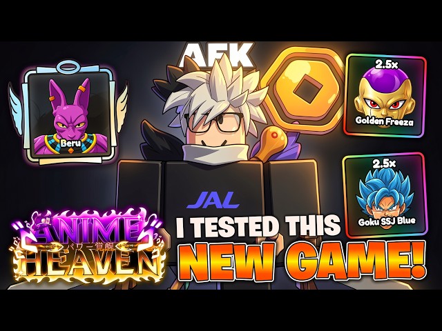 I Became *OVERPOWERED* In This New Anime Simulator Game! Anime Heaven... Here's What Happened!