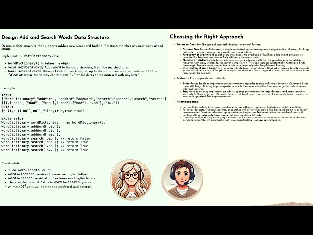 Wildcard Search Deep Dive: Trie vs. Brute Force | Algorithm Explained | Audio Podcast