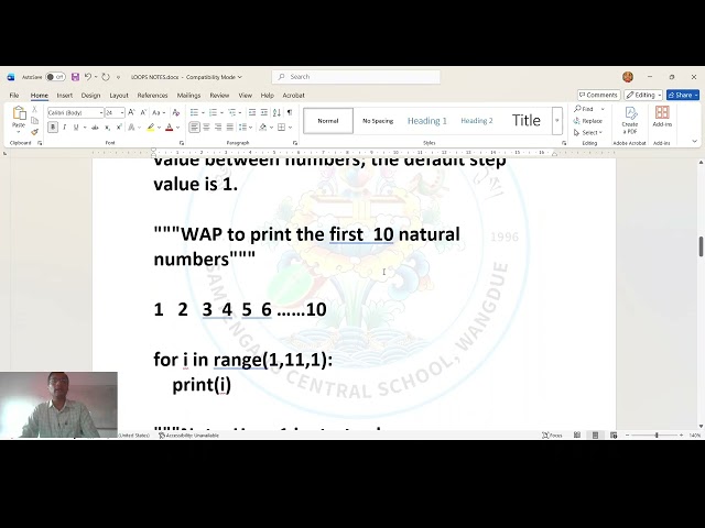 loops in python programming