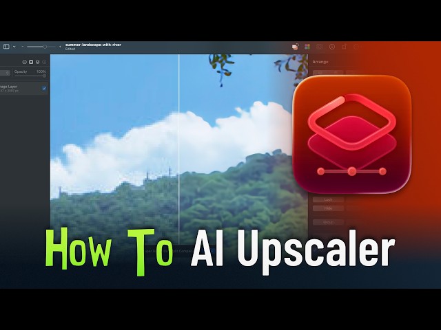 Pixelmator Pro AI Upscale – Super Resolution Tutorial (Free Built-in Tool)