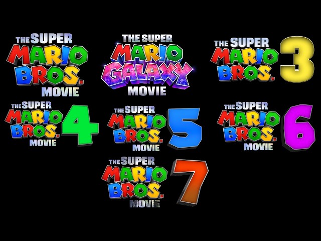 All the SUPER MARIO BROS MOVIE Movies (1 to 7)