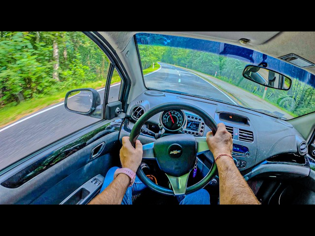 2010 Chevrolet Spark | 1.0 68 HP | POV Test Drive #2878 | Joe Black