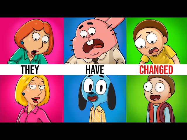 Cartoon Characters That Almost Looked COMPLETELY Different