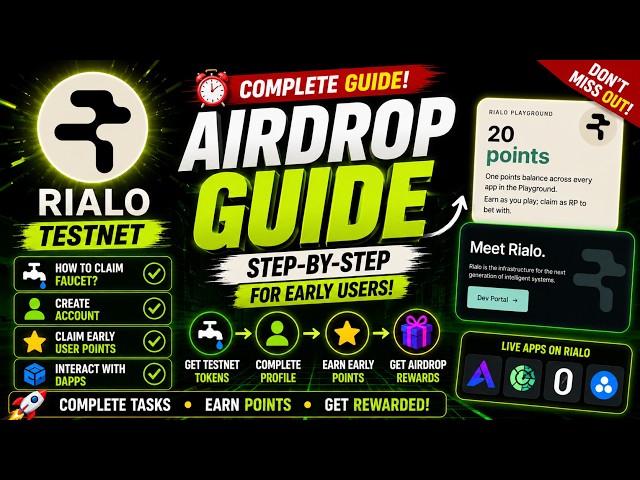 RIALO TESTNET AIRDROP 🚨 Complete Guide | Faucet, Points & dApps (Step-by-Step) || Inception