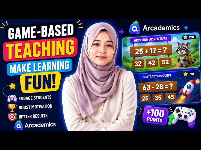 🎮 Gamefy Teaching | Turn Online Lessons Into Games with Arcademics! 🤯