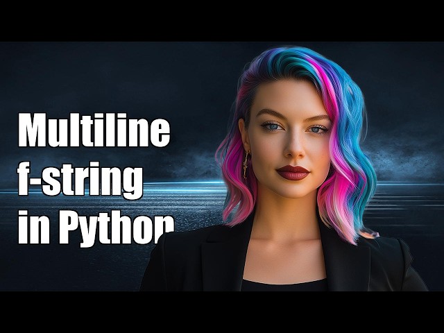 Multiline f-string in Python