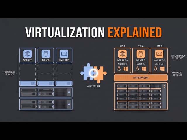 How Virtualization REALLY Works (Hypervisors, VMs & Live Migration)