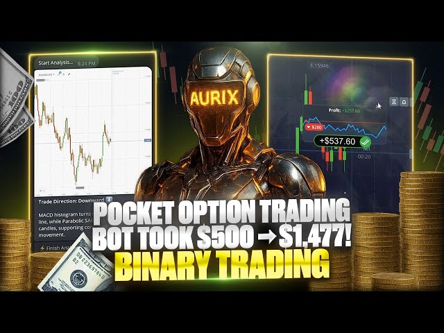 POCKET OPTION TRADING BOT TOOK $500 ➜ $1,477! | BINARY TRADING | MAKE MONEY ONLINE | TRADING SIGNALS