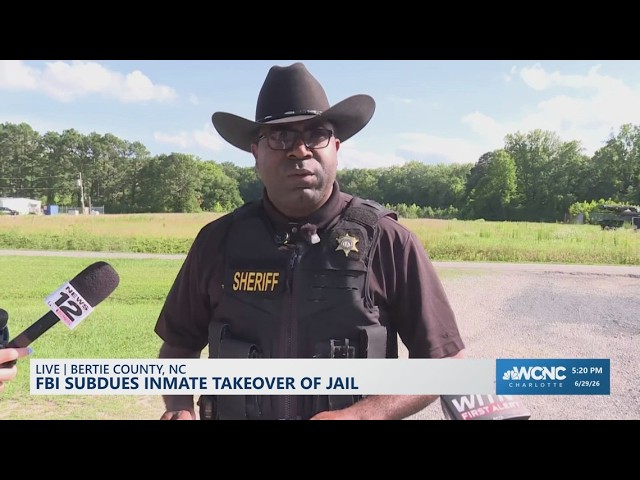 NCSBI to investigate inmate takeover of NC jail: Bertie County sheriff