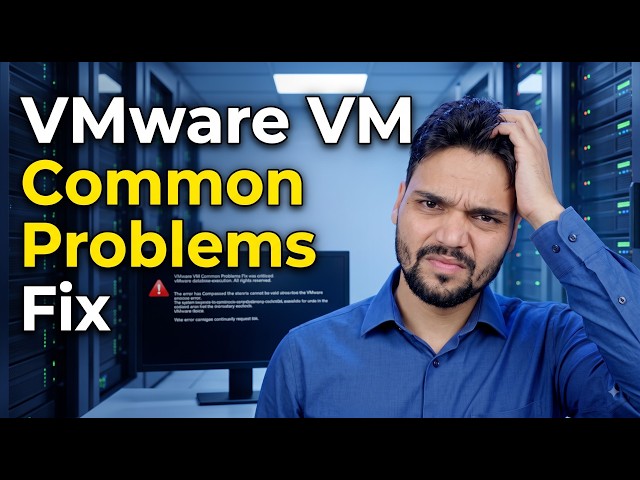 VMware VM Common Problems Fix 🔥 | Copy Paste, Drivers & Display Issues