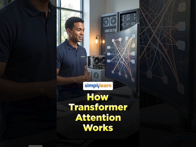 How ChatGPT Understands Words | Transformer Attention Explained | #Shorts | #Simplilearn