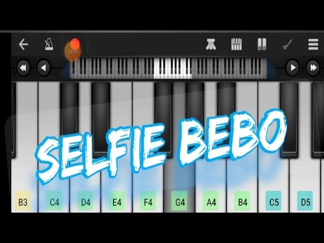 Selfie Bebo Mobile Piano Tutorial // Walk Band App // Adarsh Sahu #shorts