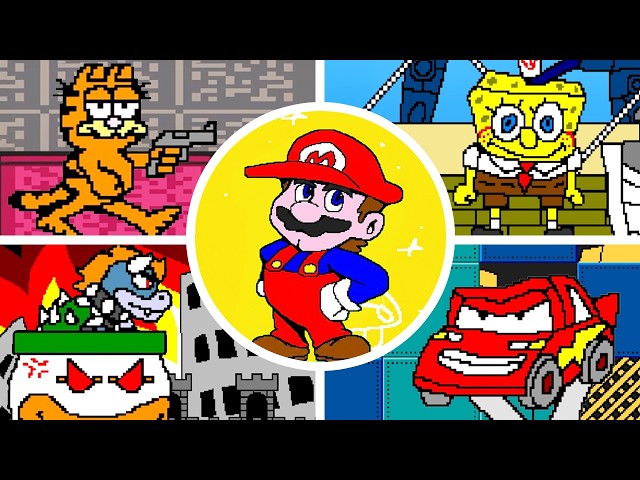 Super Mario Buys Bread - All Bosses & Endings