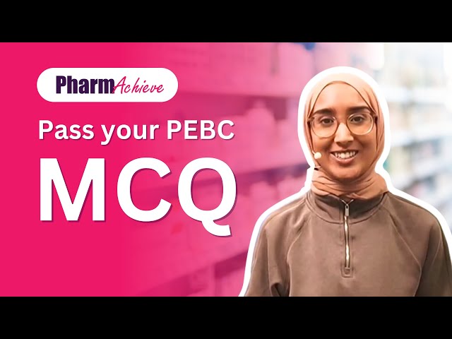 Pass your PEBC MCQ with PharmAchieve