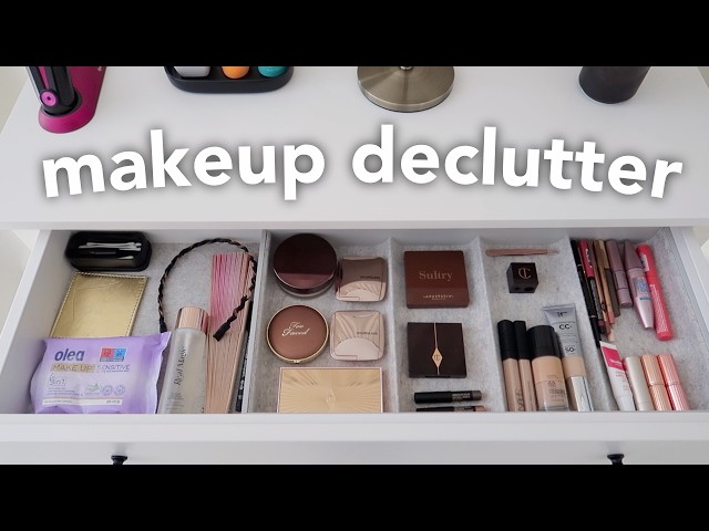Decluttering My Entire MAKEUP Collection 2026 💄